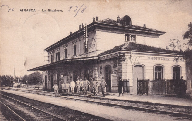AIRASCA (Torino) - La stazione 1910