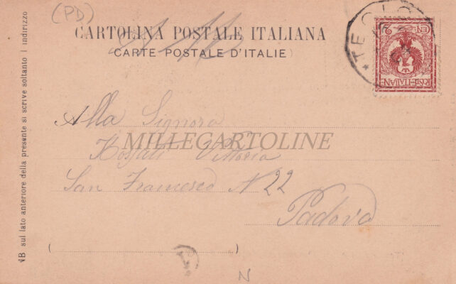 Alternative view of TEOLO (Padova) : trattoria all'Antico Peraretto condotta dai F.lli Gastaldello 1904