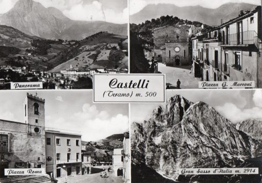 Cartolina Postale CASTELLI Vedute