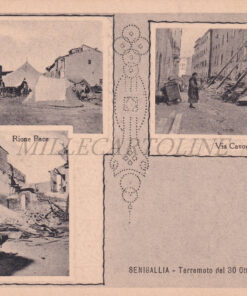 SENIGALLIA - Terremoto del 30 ottobre 1930 - ore 8,14 (rione Porto, Pace, via Cavour)