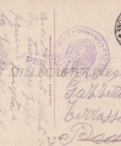 Alternative view of MILITARE I GUERRA - XXIII Artiglieria da Campagna 1917 annullo posta militare
