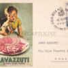 CAVAZZUTI - Industria salumi - Modena - Cartolina pubblicitaria Dis. Ferranti 1960
