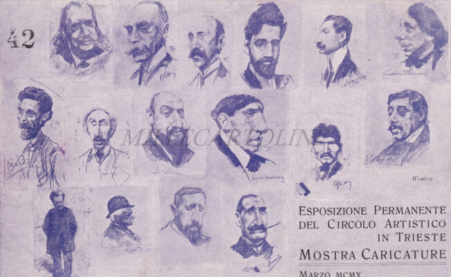 TRIESTE - Esposizione Permanente del Circolo Artistico, Mostra Caricature 1910