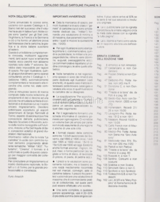 Alternative view of CATALOGO DELLE CARTOLINE ITALIANE 1986 (Arrasich)
