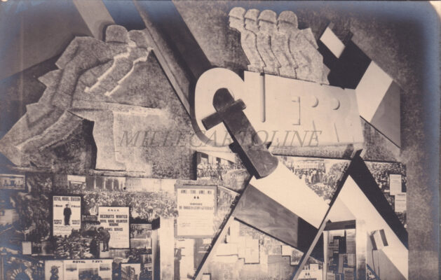 FASCISMO - Mostra della Rivoluzione Fascista Roma 1932 Sala del 1914 N°9 LUCE