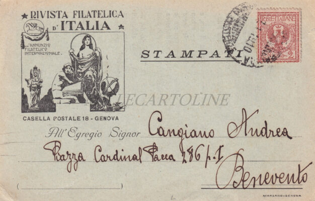 FILATELIA - Rivista Filatelica d'Italia Genova 1919